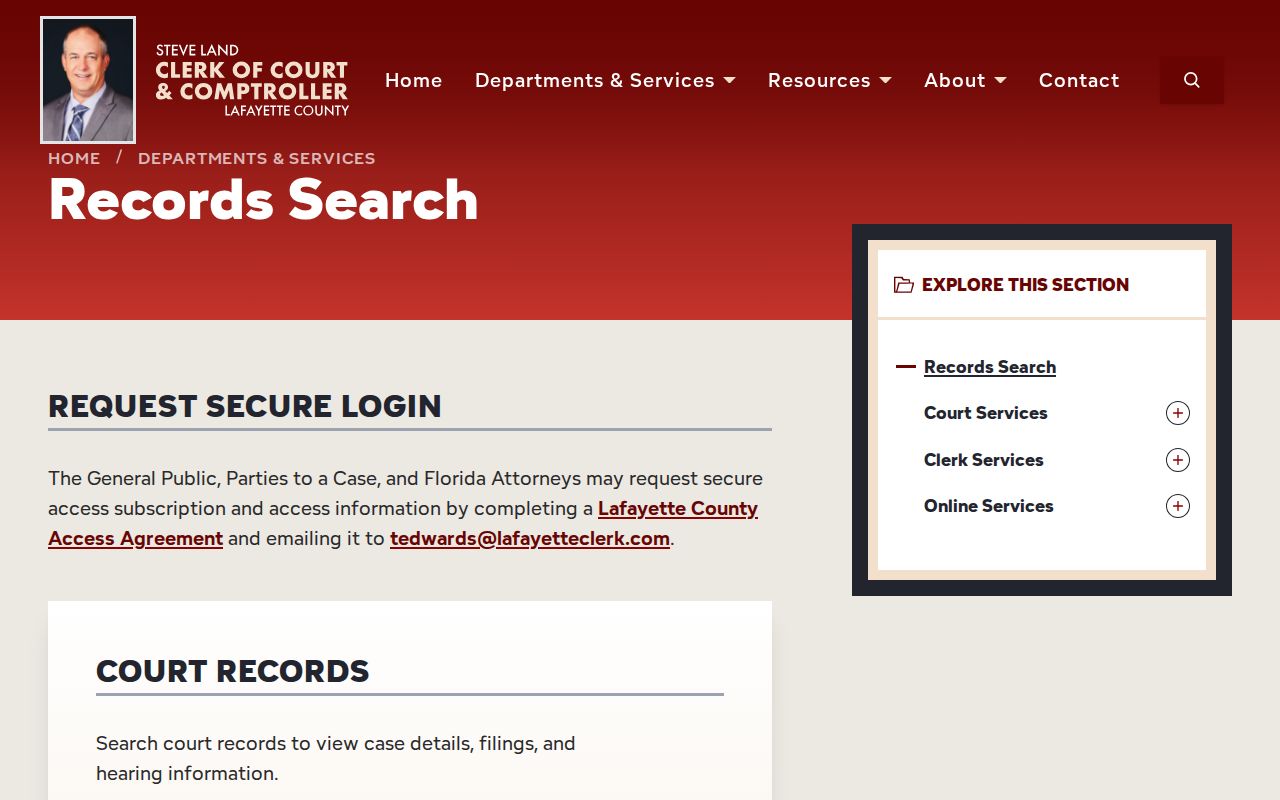 Lafayette County arrest news court record search